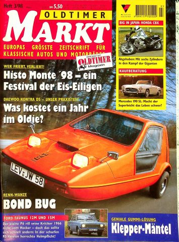 Deckblatt Oldtimer Markt (03/1998)